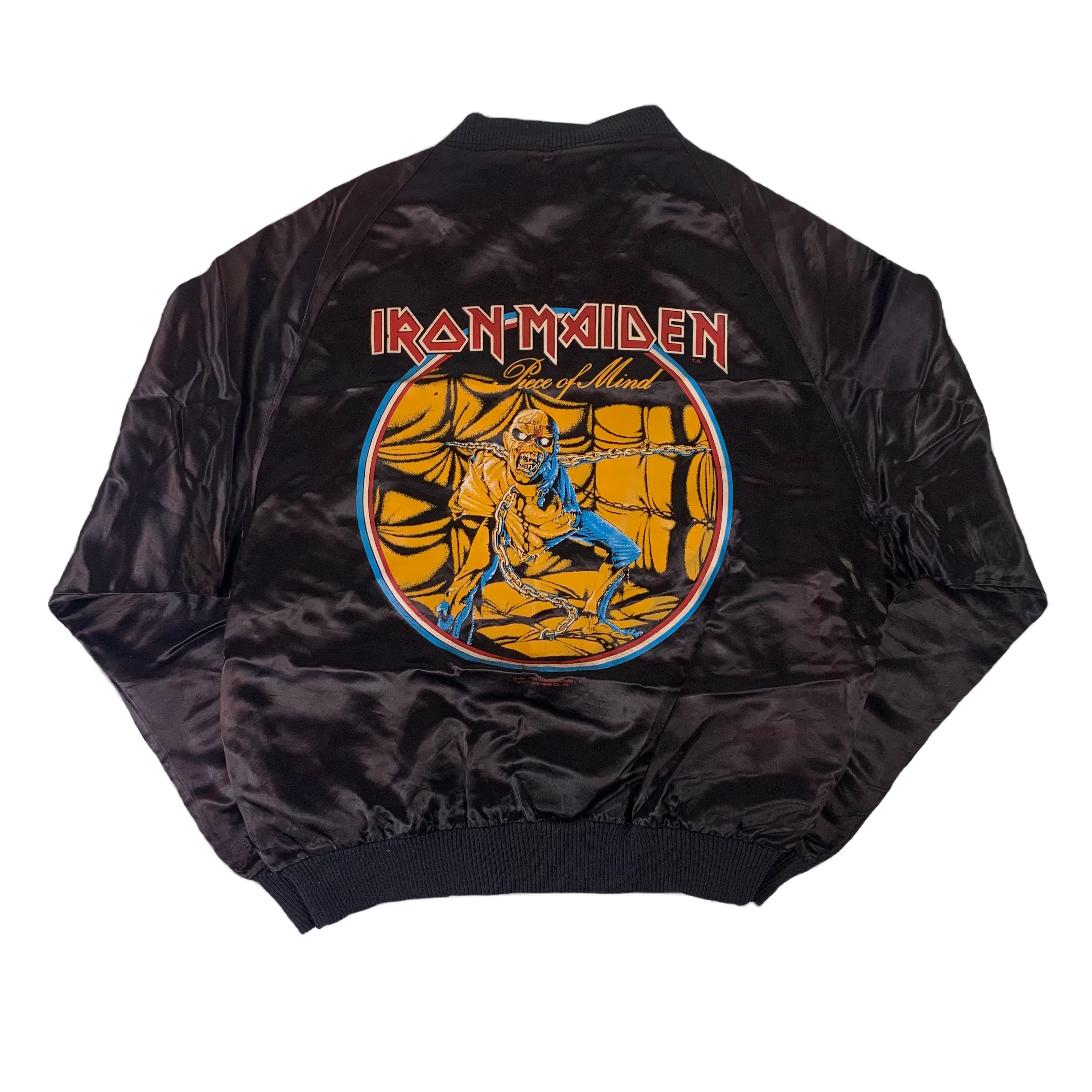 Vintage Iron Maiden "Piece Of Mind" Satin Jacket