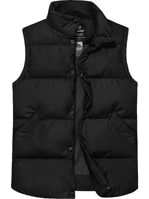 Women's Puffer Vests Thicken Winter Vest Warm Bubble Vest