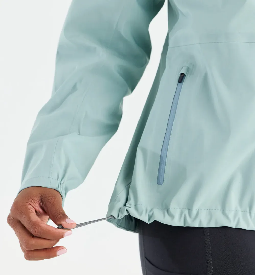 Ws Cloudshield Rain Jacket Ocean Mist