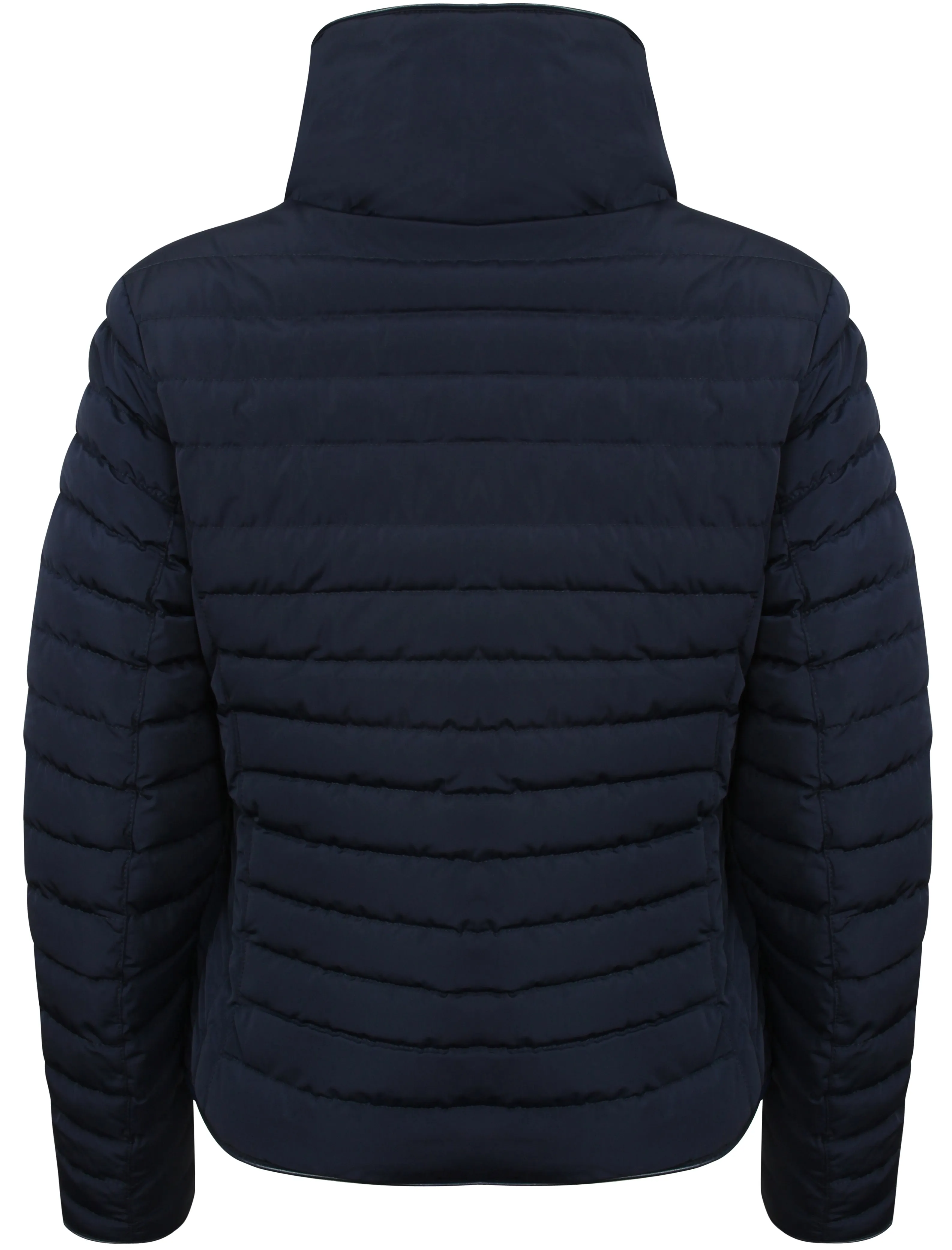 Zelda Funnel Neck Quilted Jacket in Peacoat - Tokyo Laundry